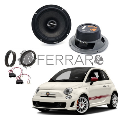 Hertz Kit 2 Casse | CX 165 | Posteriori | Fiat 500 Abarth