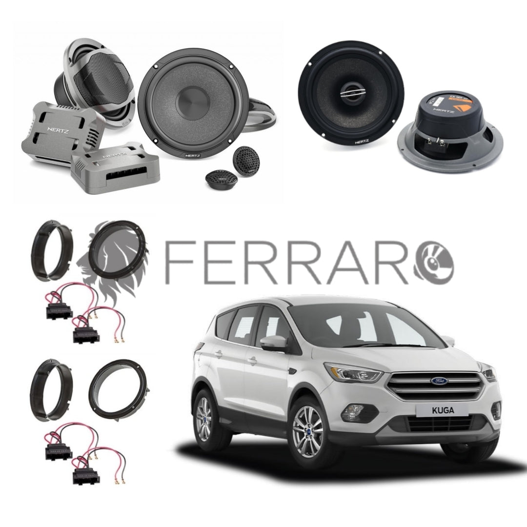 Hertz Kit 6 Casse | CK 165 | CX 165 | Ant/Post | Ford Kuga II dal 2013>