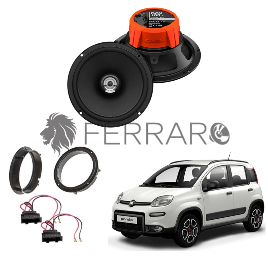 Hertz Kit 2 Casse | DCX 165.3 | Anteriori |  Fiat Panda 3a | 312 dal 2012>