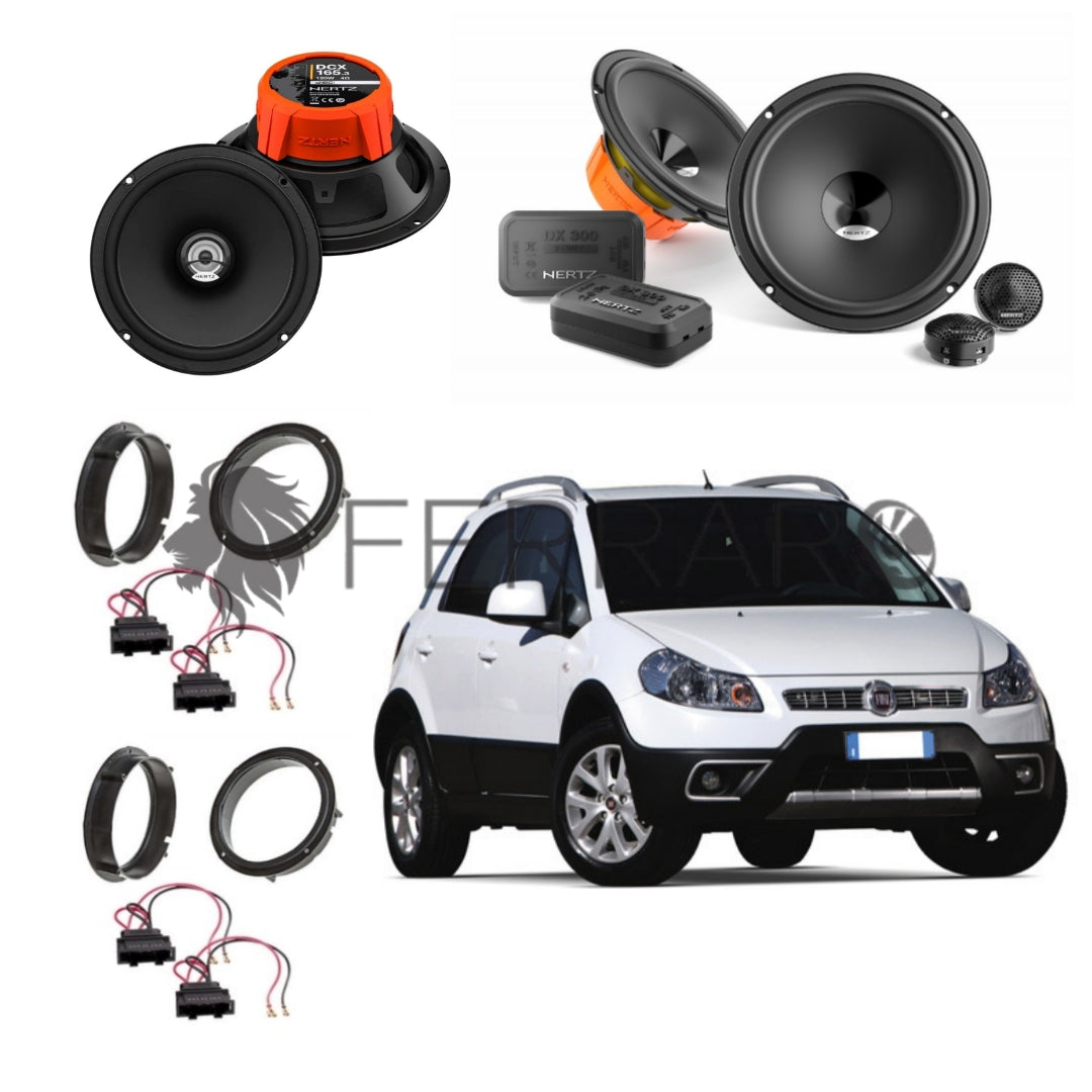 Hertz Kit 6 Casse | DSK 165.3 | DCX 165.3 |  Ant/Post | Fiat Sedici