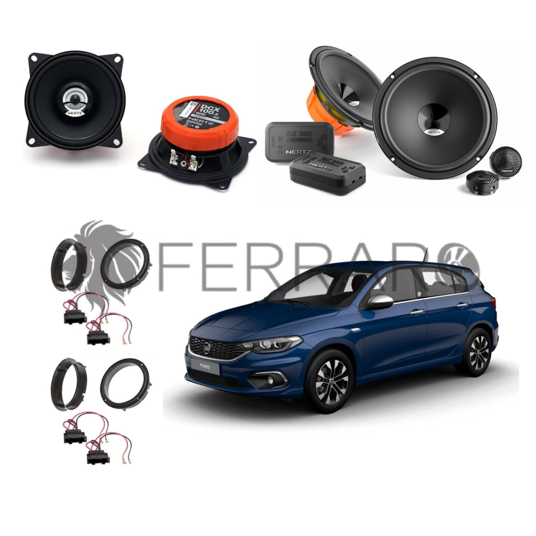 Hertz Kit 6 Casse | DSK 165.3 | DCX 100.3 | Ant/Post | Fiat TIPO II 2