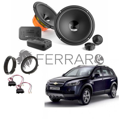 Kit 4 Casse Altoparlanti Hertz DSK 165.3 Anteriori | Chevrolet Captiva