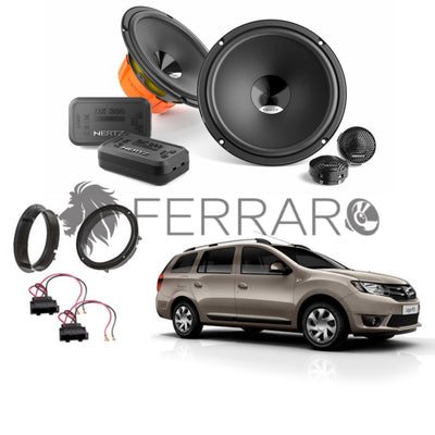 Hertz Kit 4 Casse | DSK 165.3 | Anteriori | Dacia Logan dal 2012>