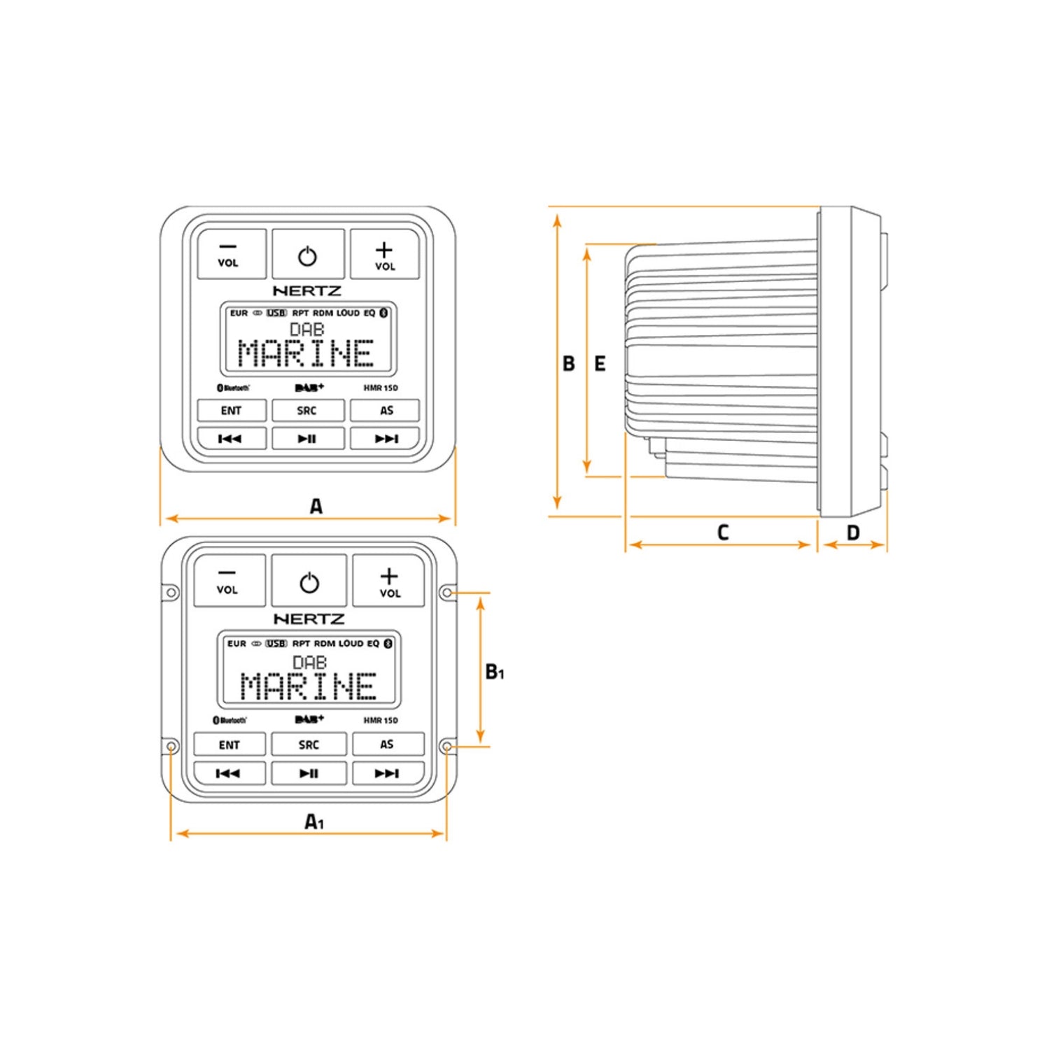 Hertz Autoradio | HMR 15D