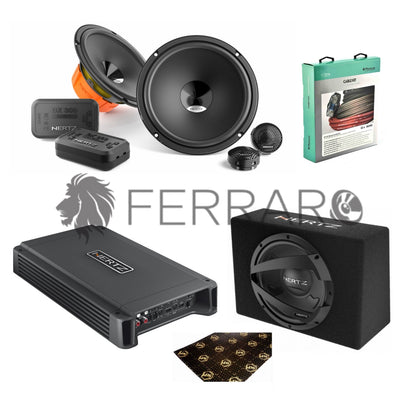 Hertz Impianto | Casse DSK 165.3 | Amplificatore HCP 4 | Sub DBX 30.3 | Set Cavi