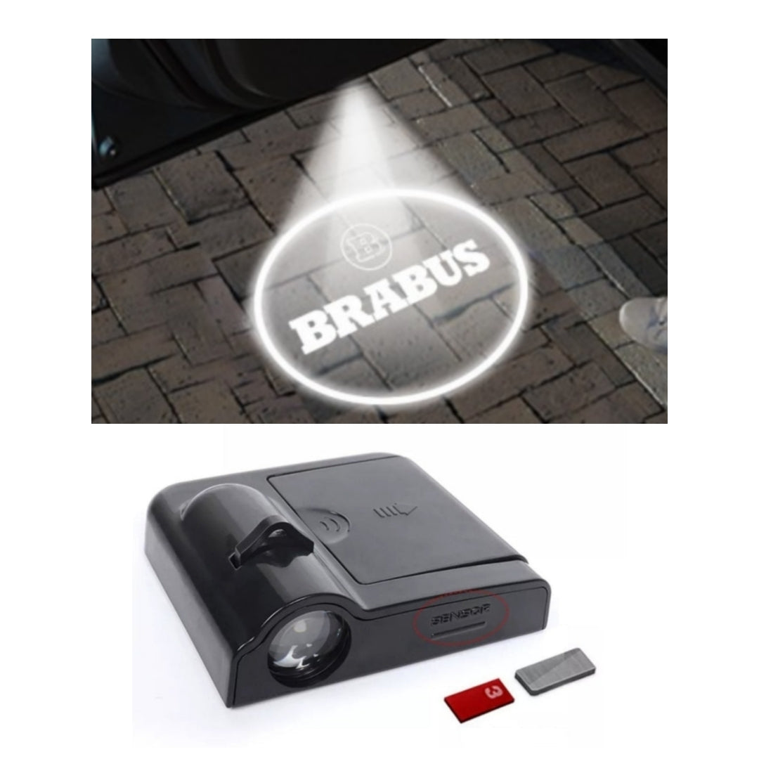 BRABUS Door Sill Light - Wireless, Battery Operated, Complete KIT with Magnet.