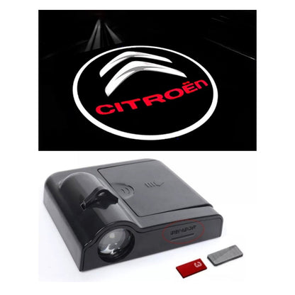 CITROEN Door Sill Light - Wireless, Battery Operated, Complete KIT with Magnet.