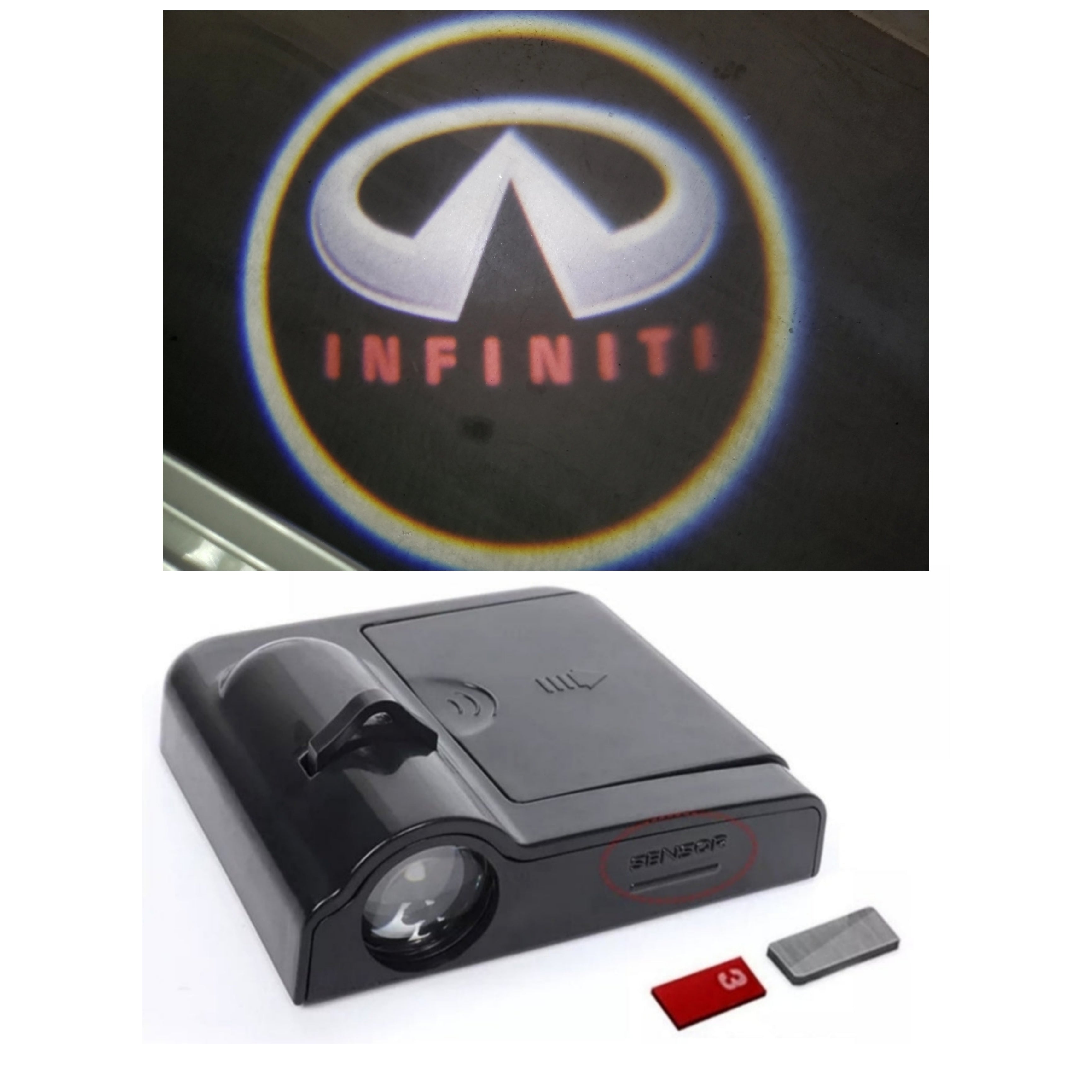 Luce Cortesia Infiniti | Universale | Adesivo | Batteria (NO INCL.)