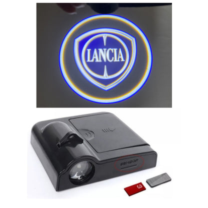 LANCIA Door Sill Light - Wireless, Battery Operated, Complete KIT with Magnet.