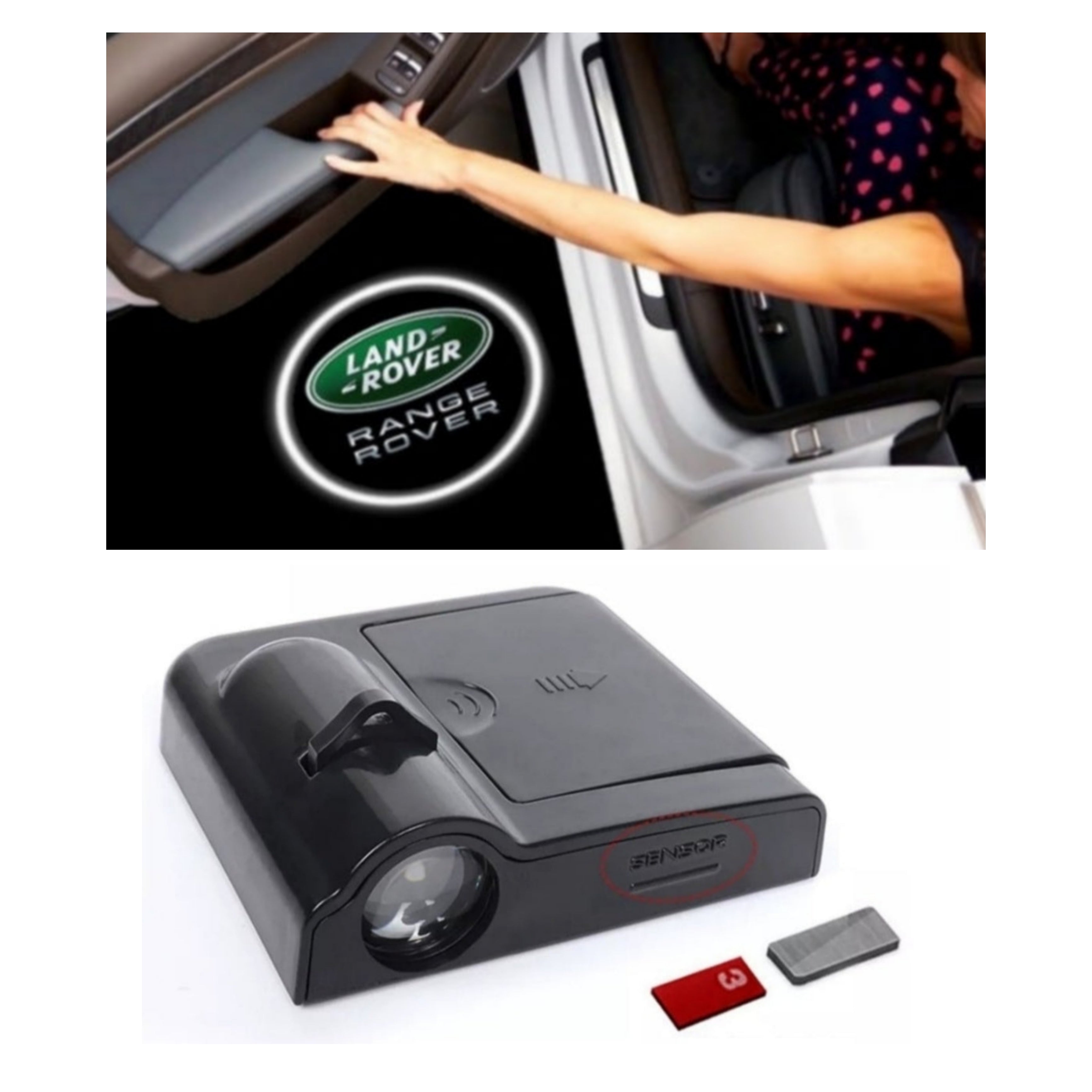 Luce Cortesia Range Rover | Universale | Adesivo | Batteria (NO INCL.)