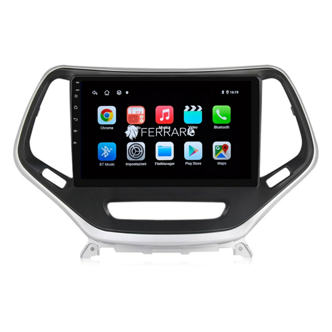 Autoradio per Jeep Grand Cherokee 10.1" | 2014-2018 | Android | Bluetooth | CarPlay | Android Auto | 2GB/4GB/8GB Ram