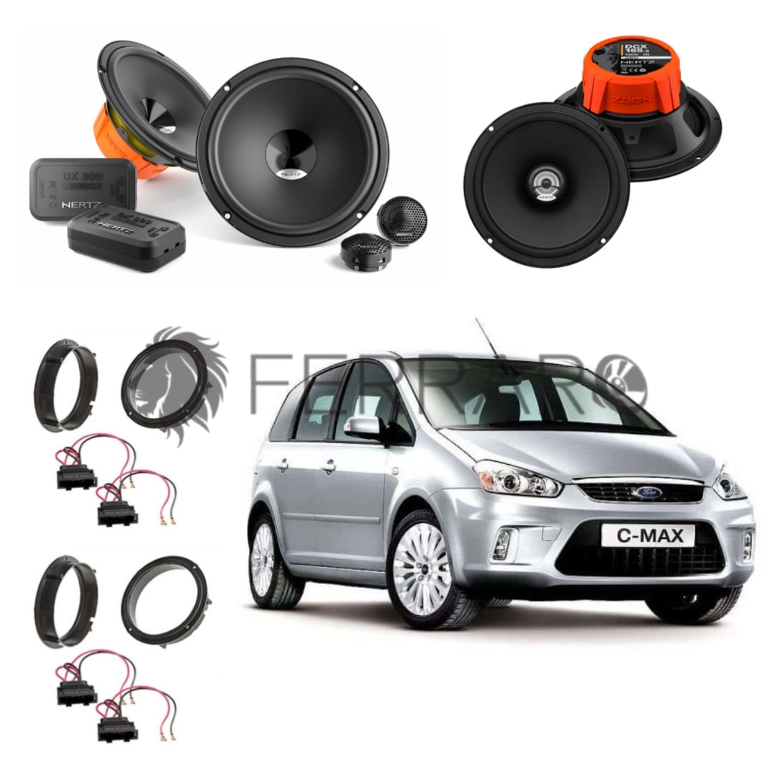 Hertz Kit 6 Casse | DSK 165.3 | DCX 165.3 | Ant/Post | Ford Focus C-Max 2003-2011