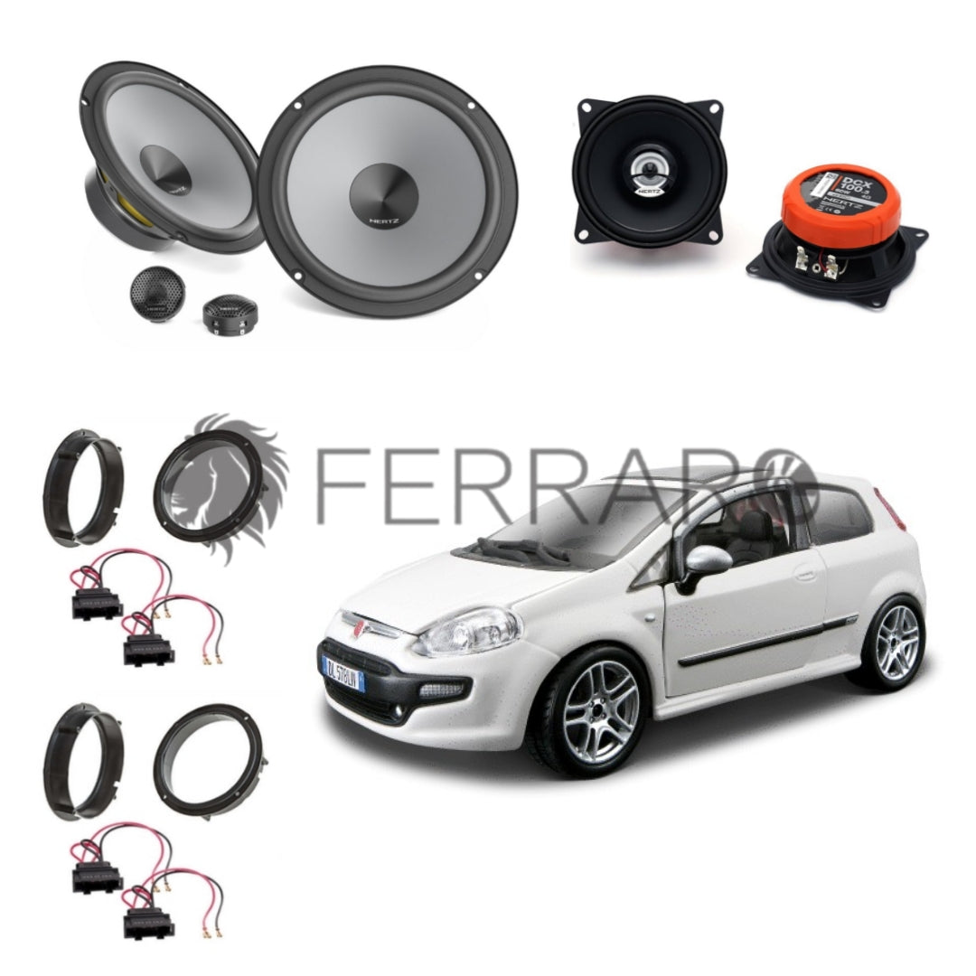 Hertz Kit 6 Casse | K 165 | DCX 100.3 | Ant/Post | Fiat Punto EVO