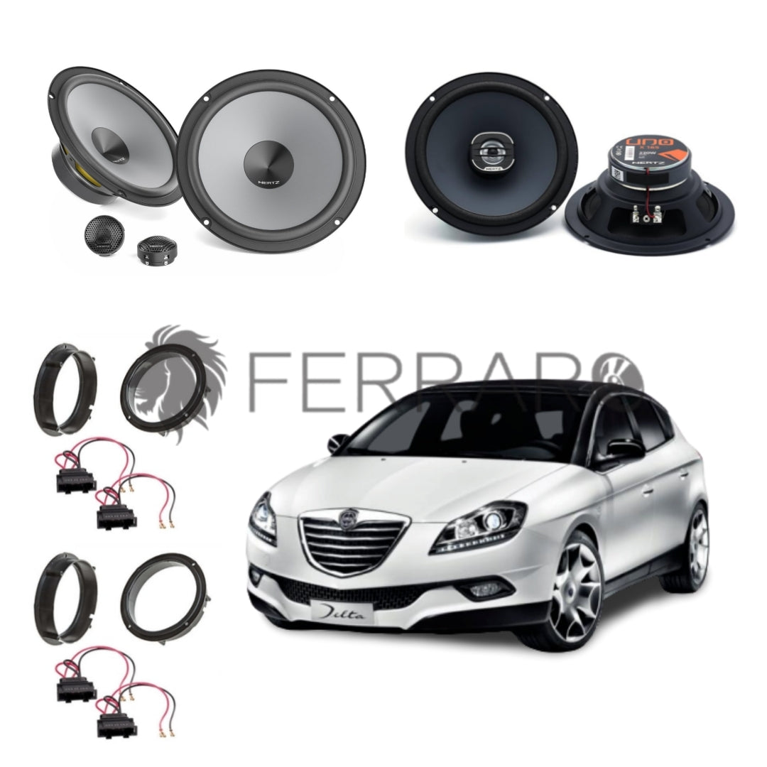 Hertz Kit 6 Casse | K 165 | X 165 |  Ant/Post | Lancia Delta III dal 2008