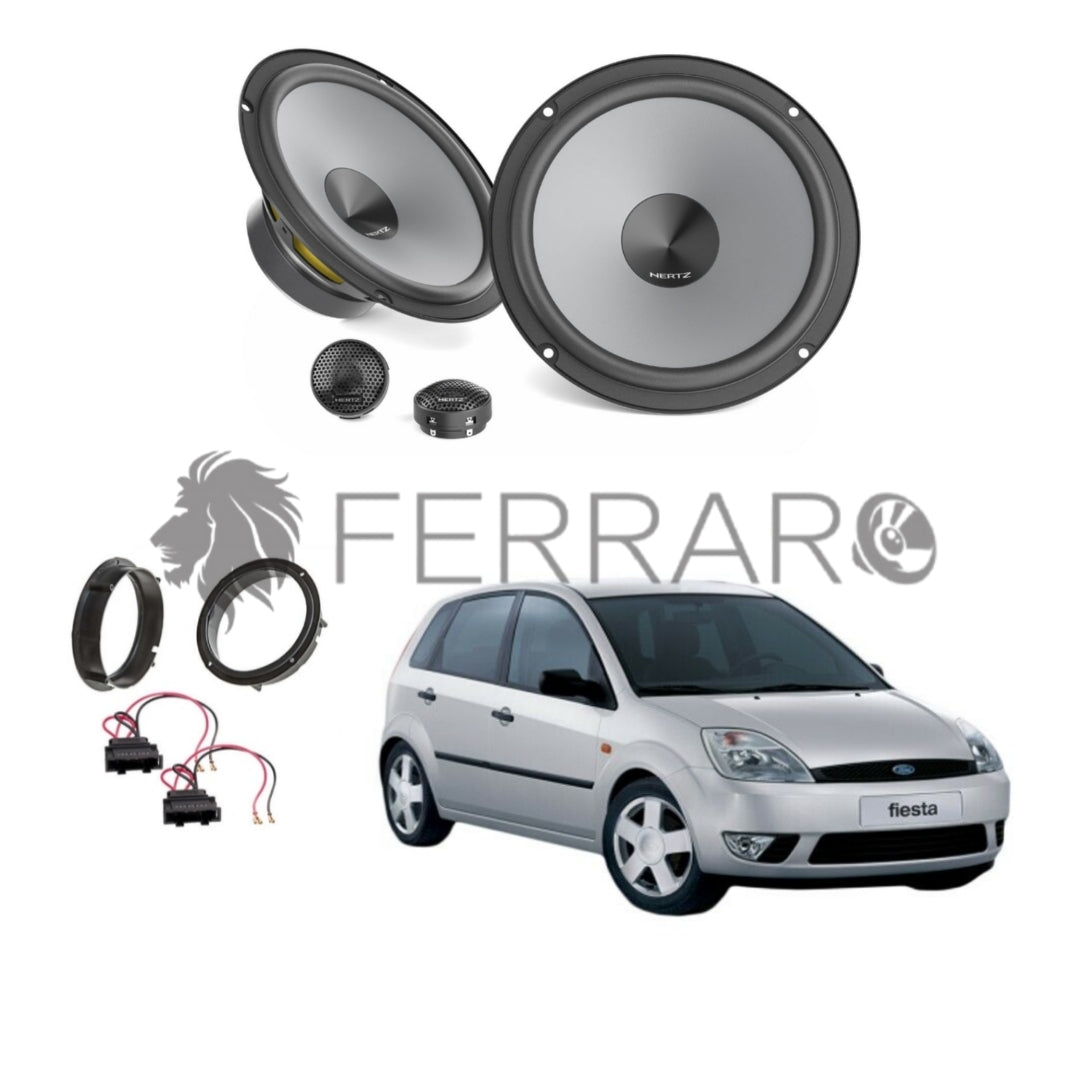 Hertz Kit 4 Casse | K 165 | Ant o Post  | Ford Fiesta V 2002-2008