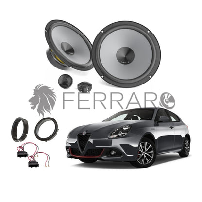 Kit 4 Casse Altoparlanti Hertz k165 Anteriori o Posteriori per Alfa Giulietta