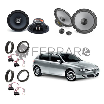 Hertz Kit 6 Casse | K 165 | X 165 | Ant/Post | Alfa Romeo 147