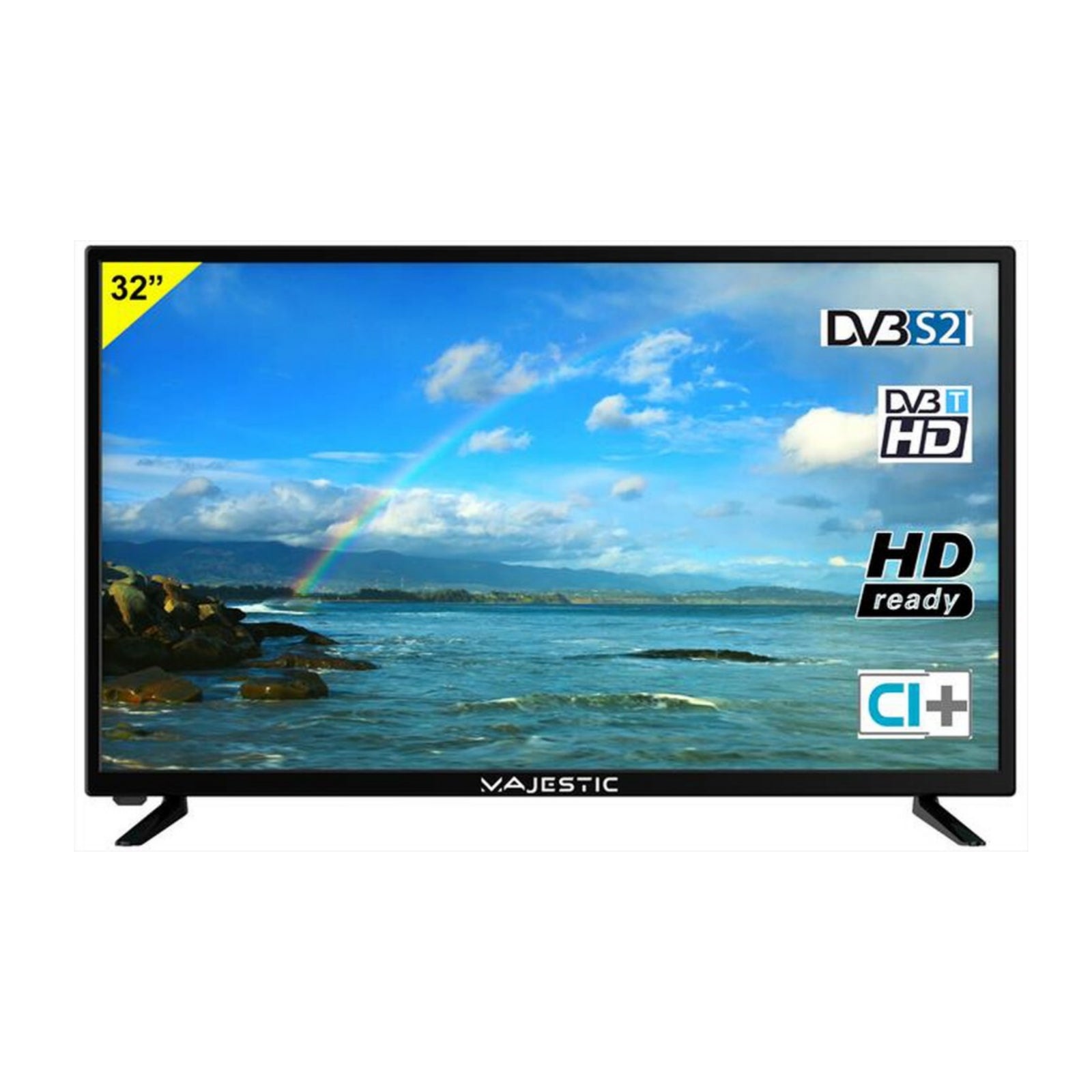 Majestic TV Led 32" | HD-Ready | DVB-T/T2/S2