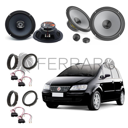 Hertz Kit 6 Casse | X 165 | K 165 | Ant/Post | Fiat Idea