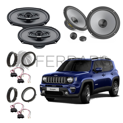 Hertz Kit 6 Casse | X 690 | K 165 | Ant/Post | Jeep Renegade