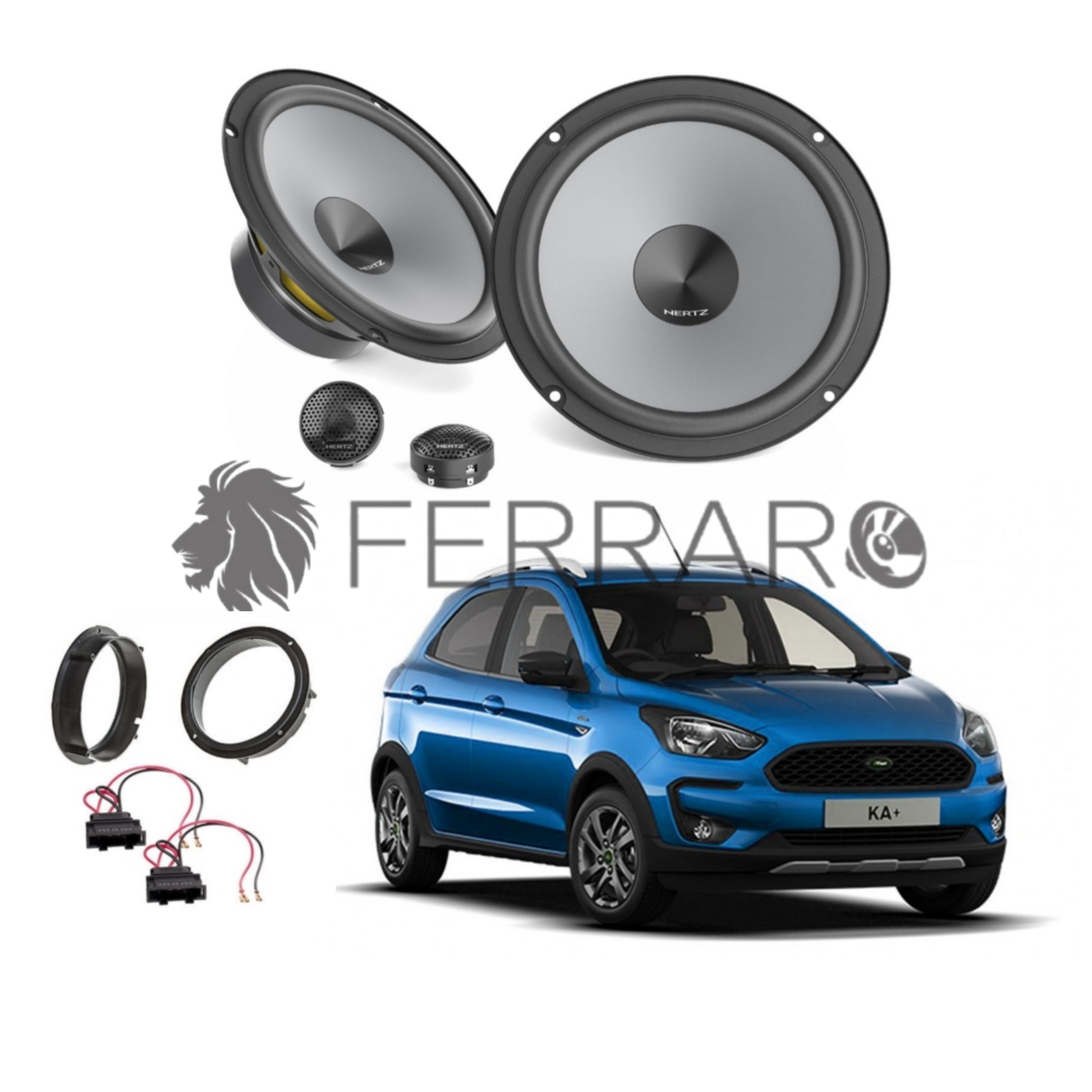 Hertz Kit 4 Casse | K 165 | Anteriori | Ford KA+ dal 2014>