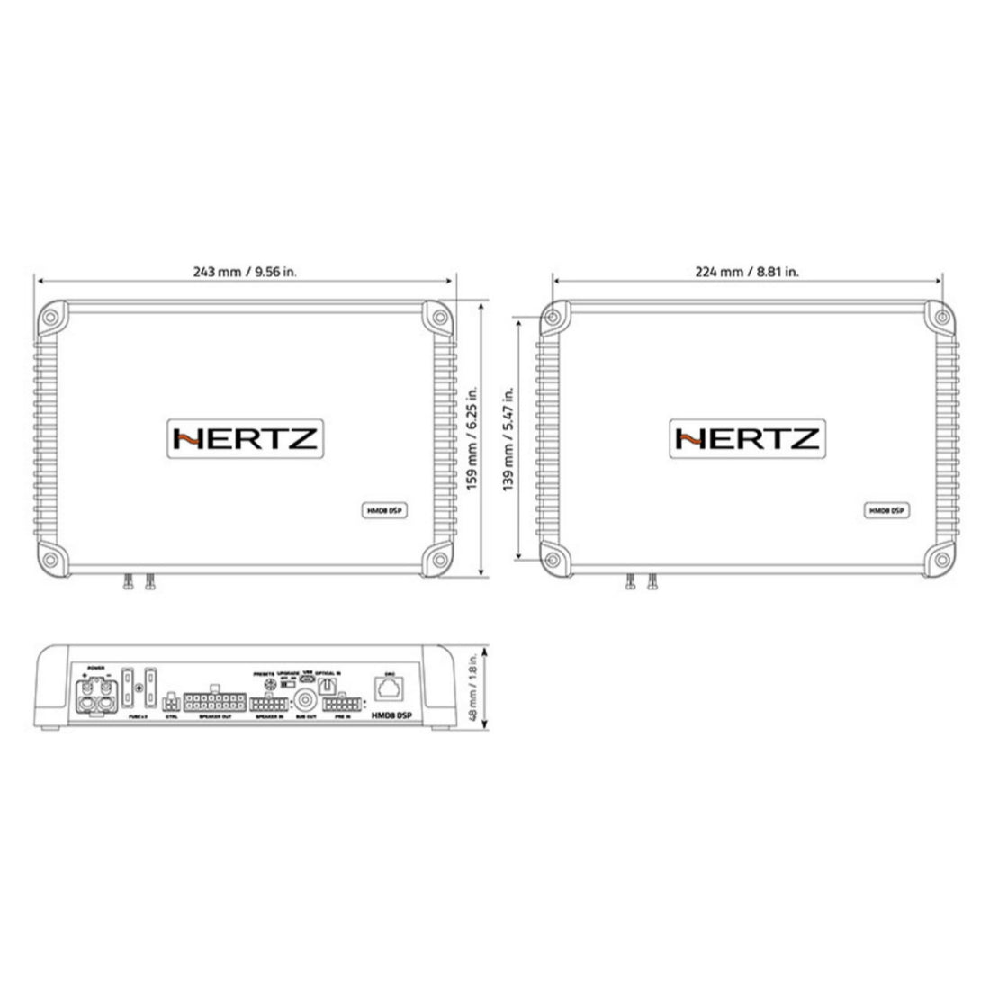 Hertz Amplificatore Marino | HMD8 DSP