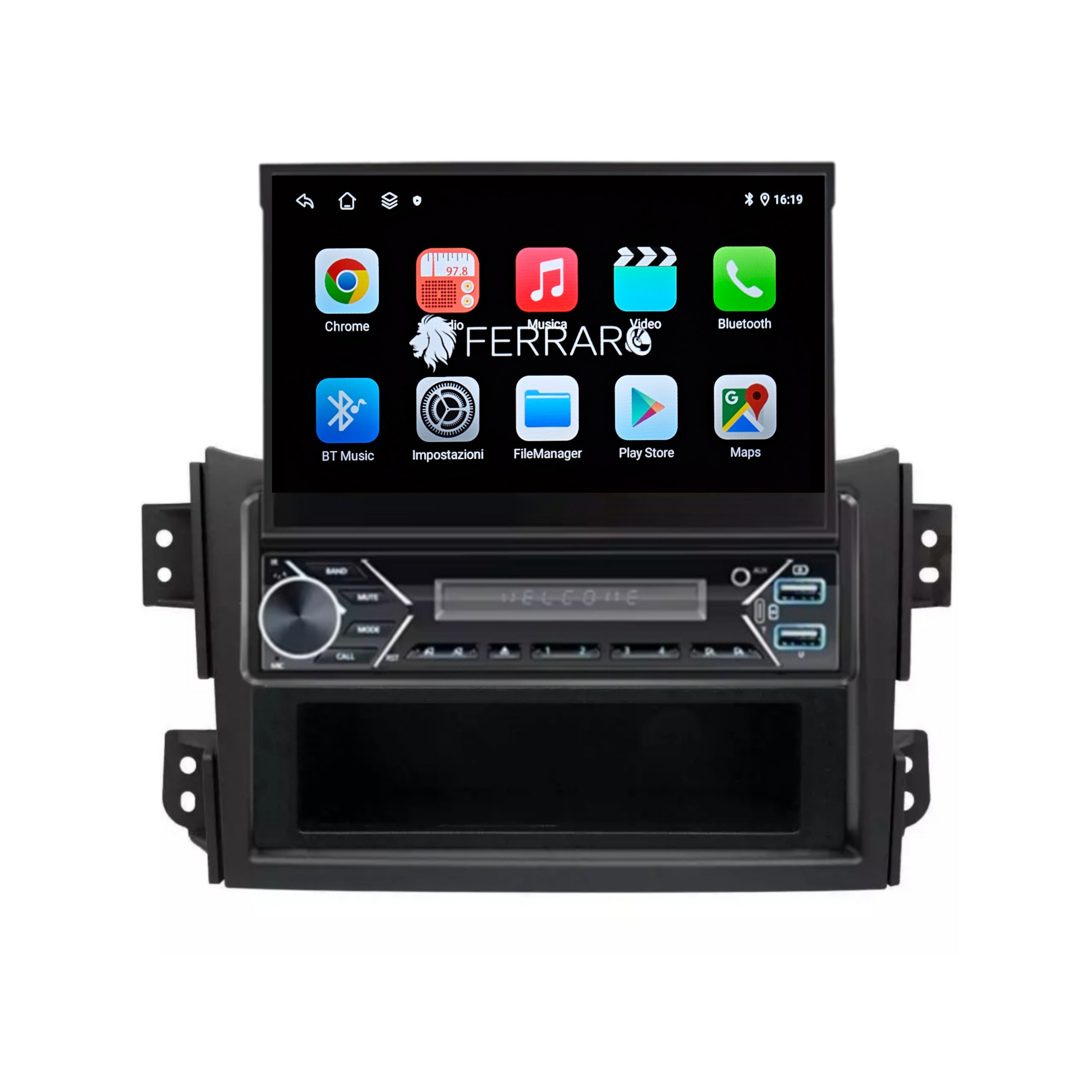 Autoradio per Opel Agila | 2008-2012 | Splash Ritz 7" | 2004-2010 | Android | Motorizzato | Bluetooth | CarPlay | Android Auto | 2/32GB Ram