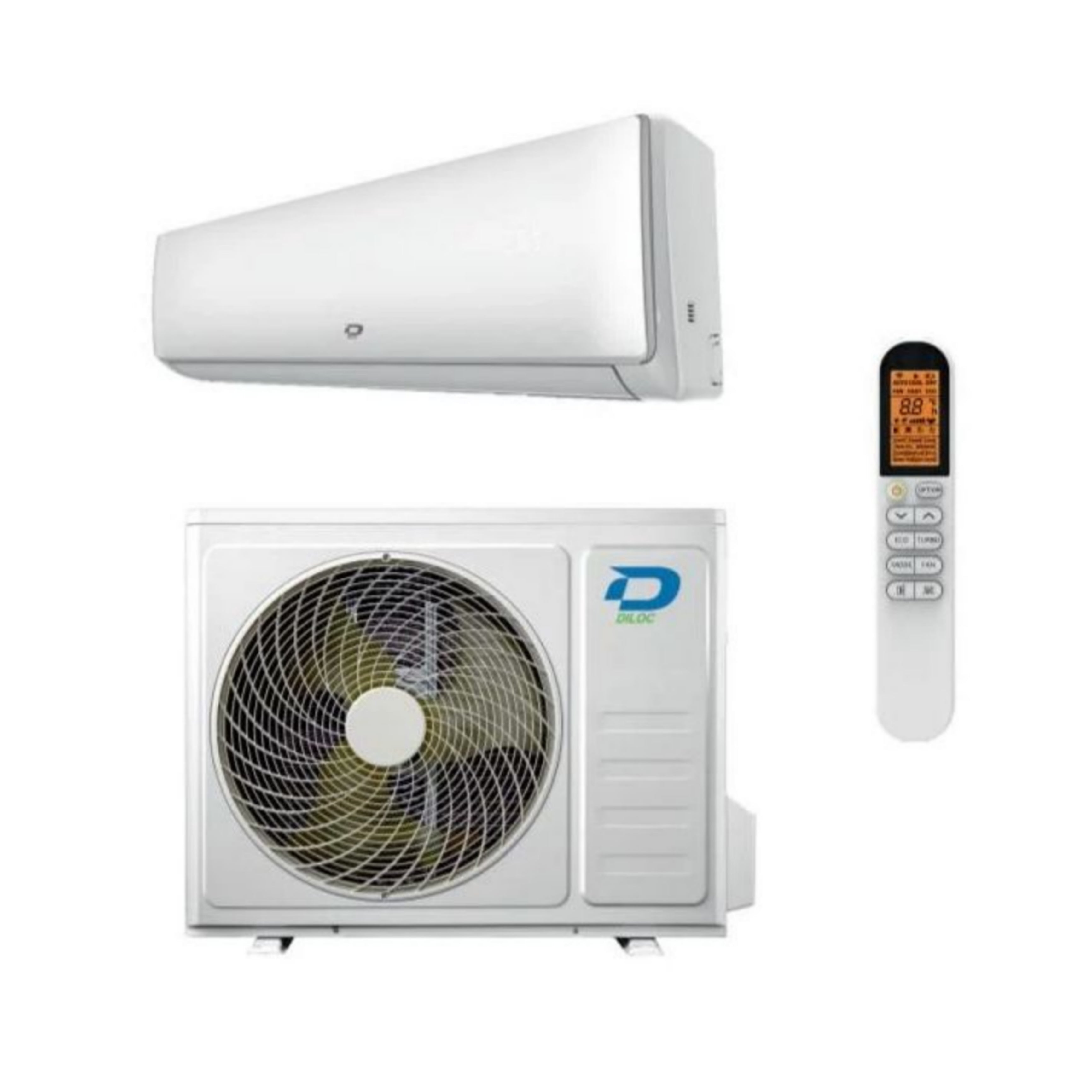 Diloc Condizionatore | 9000 Btu | A++/A+ | GAS R32 | Wifi, Sky Plus