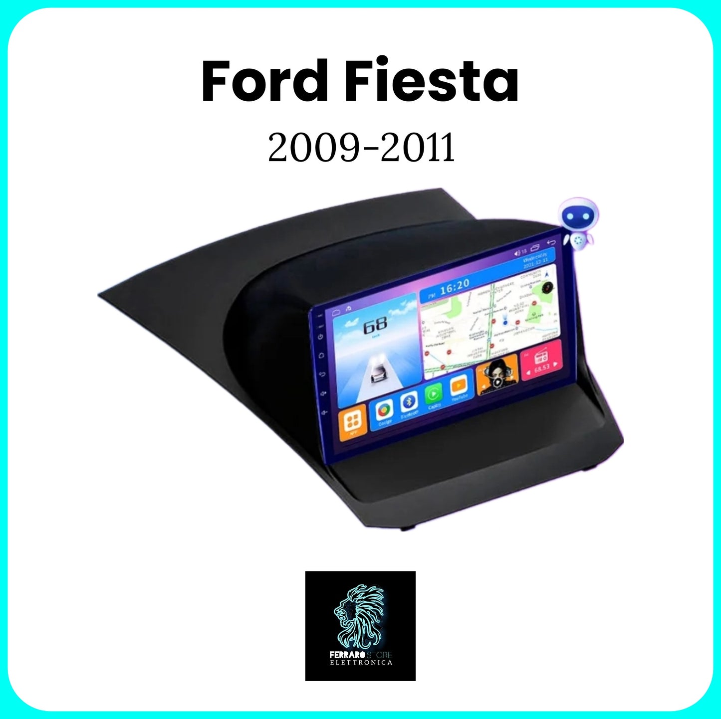 Autoradio per FORD FIESTA [2009 - 2011] - Autoradio con Sistema Intell –  Ferraro Store