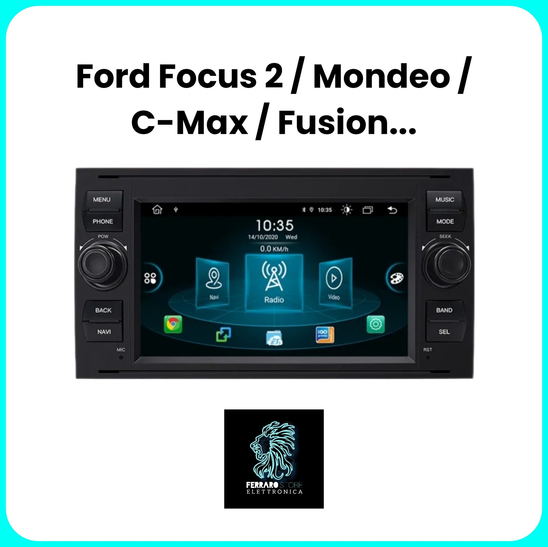Autoradio FORD Fiesta/Focus/C S Max/Kuga/Mondeo/Transit