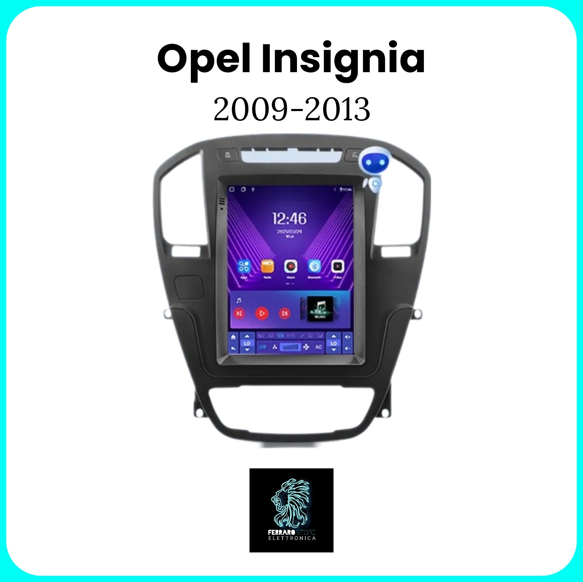 Autoradio per Opel INSIGNIA [2009-2013] - Sistema auto Intelligente, GPS, Navigatore, RDS, Wifi, CarPlay & Android Auto