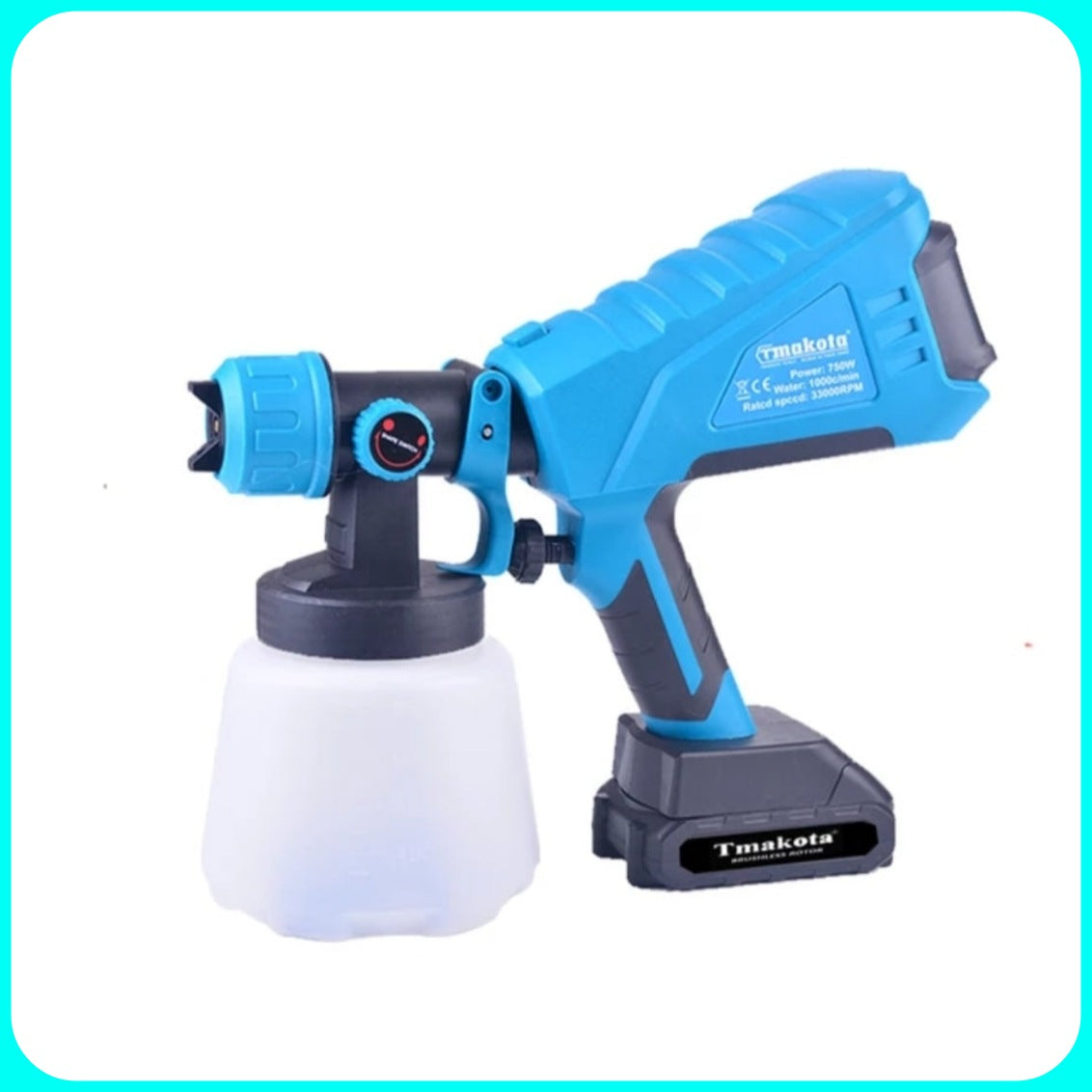 Spray Paint Gun - Airbrush Uniform Paint Gun, COMPLETE SET.