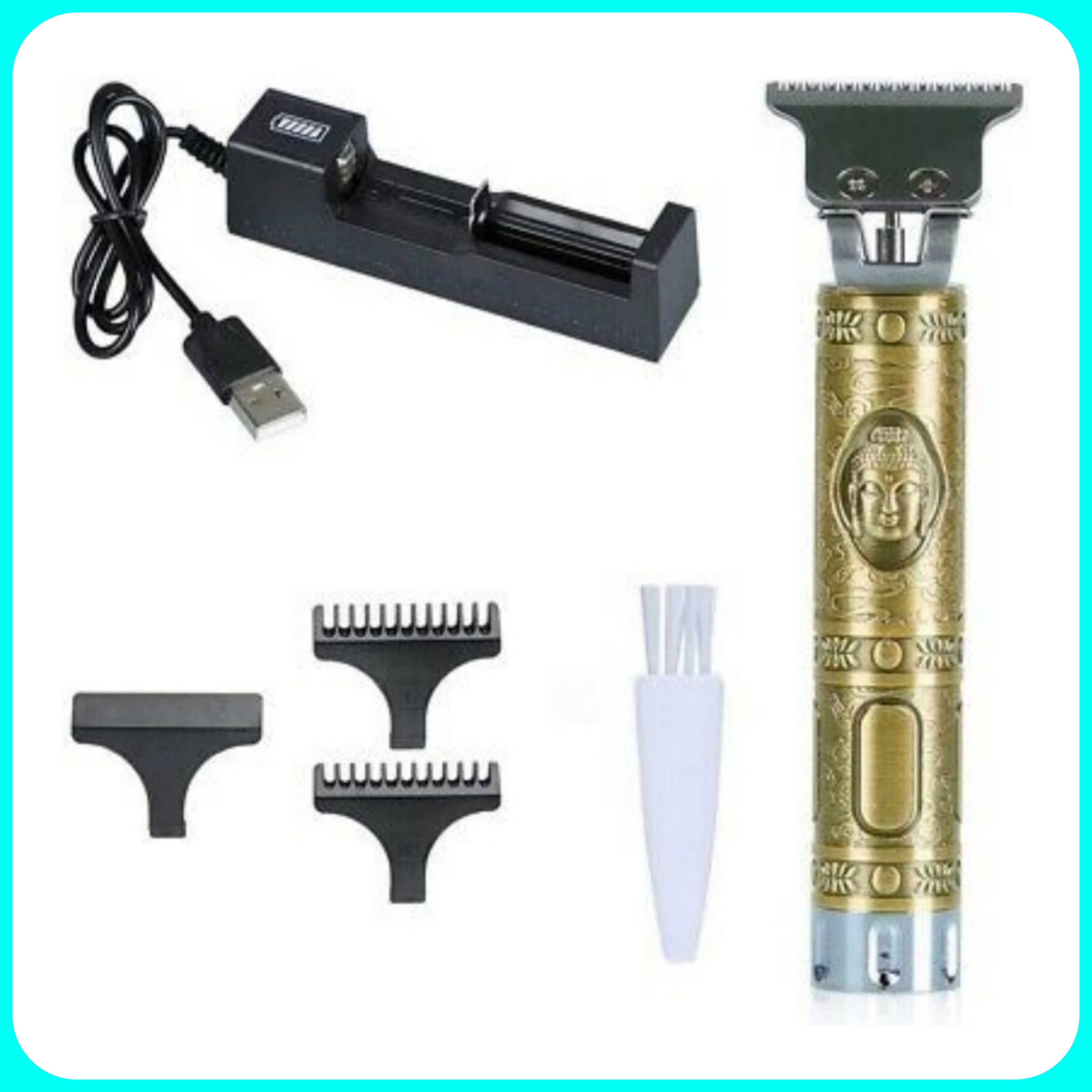 Razor - Barber Vintage Tondeuse à cheveux pour homme 187820 avec peigne et chargeur USB HairClipper