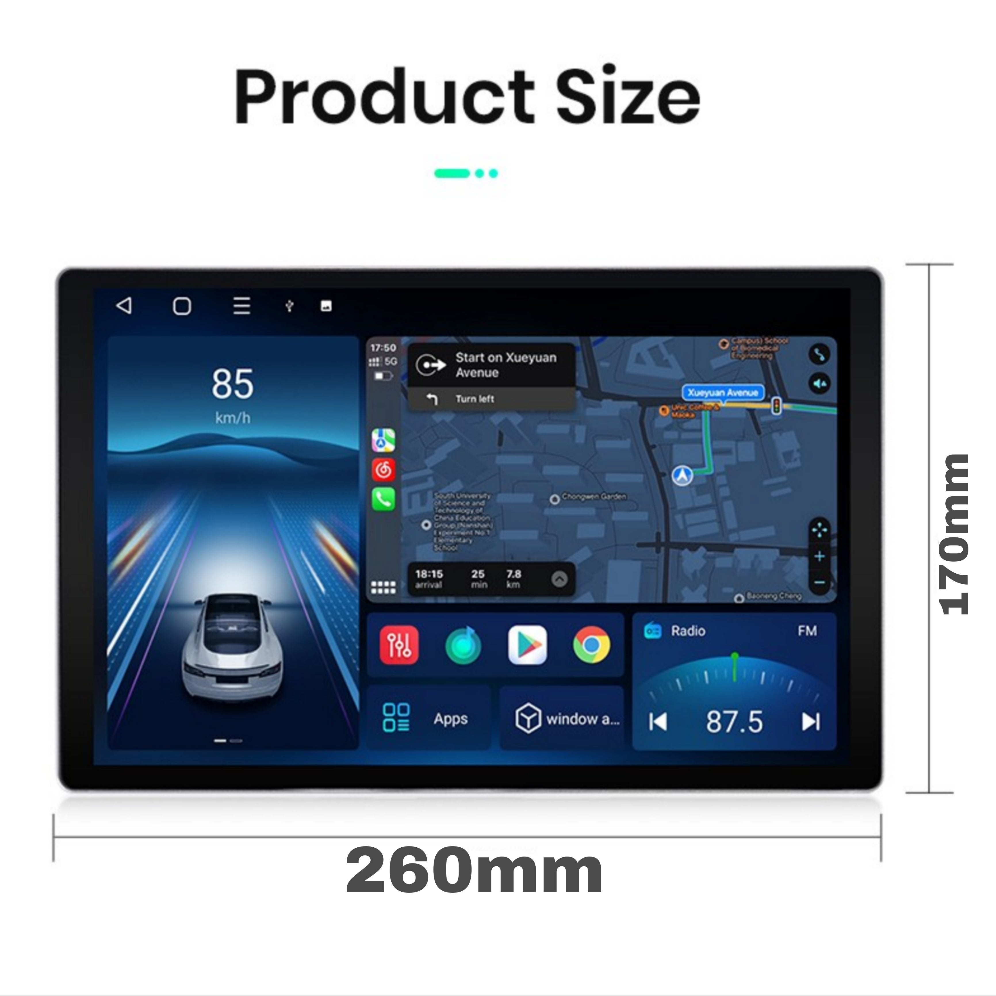 Autoradio per Kia Ceed 11.5" (2012-2018) Android, Bluetooth, CarPlay, Android Auto, 4/64GB Ram