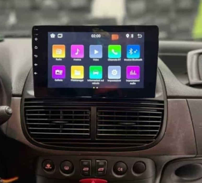 Autoradio per Fiat PUNTO 188 [1999-2007] - 1Din 9"Pollici, Bluetooth, Radio, Android, PlayStore, Youtube, Navigatore