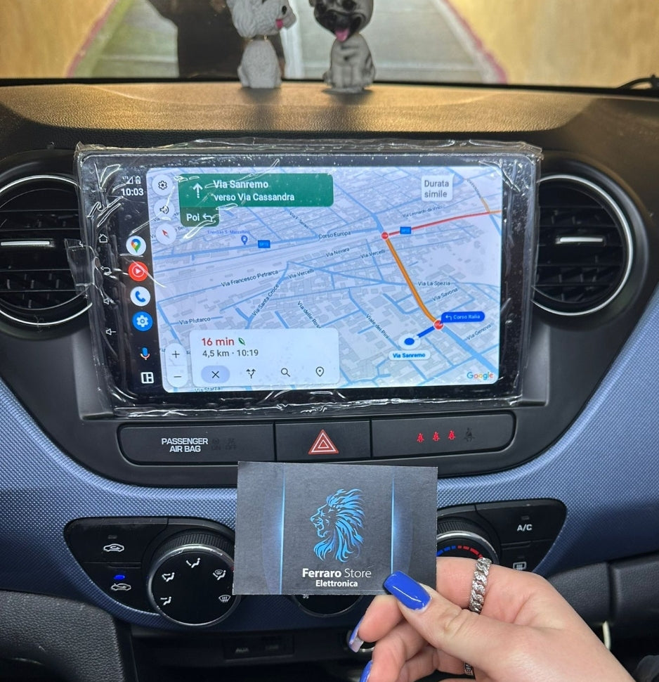 Autoradio per HYUNDAI GRAND I10 [2013 - 2016] - Sistema auto Intelligente, 2Din 9"Pollici, GPS, Navigatore, Wifi