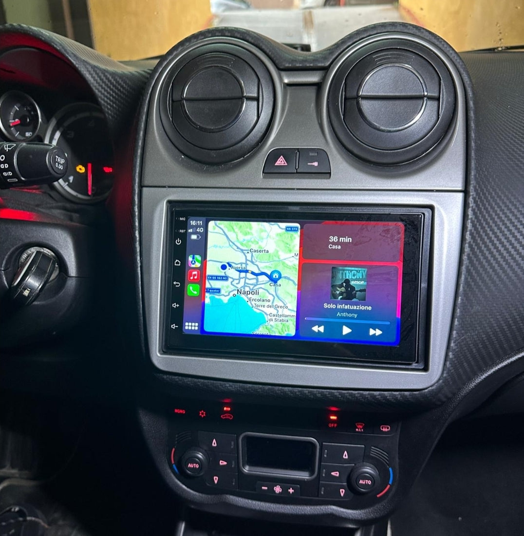Autoradio per AlfaRomeo MITO [2008 - 2018] - Sistema auto Intelligente, 2Din 7"Pollici, GPS, Navigatore, Wifi.