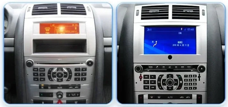 Autoradio per PEUGEOT 407 [2004 - 2018] - 2GB/4GB/6GB/8GB Sistema auto Intelligente, 2Din 9"Pollici, GPS, Navigatore, Wifi