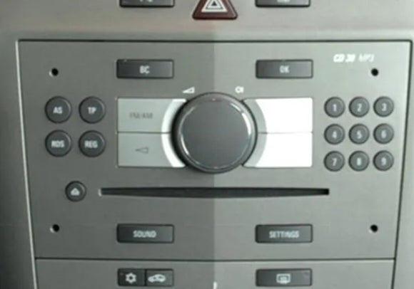 Autoradio per OPEL [ANNI IN DESCRIZIONE] - 1Din 4"Pollici, Bluetooth, Radio, AUX, USB.