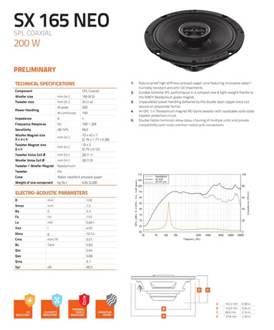 Hertz SX 165 Neo | 165mm, Max 200w