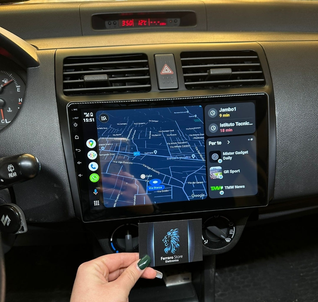 Autoradio per SUZUKI SWIFT [2003 - 2010] - Sistema auto Intelligente, 2Din 10"Pollici, GPS, Navigatore, Wifi