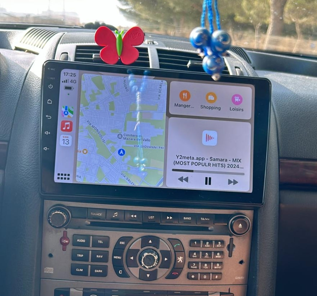 Autoradio per PEUGEOT 407 [2004 - 2018] - Sistema auto Intelligente, 2Din 9"Pollici, GPS, Navigatore, Wifi