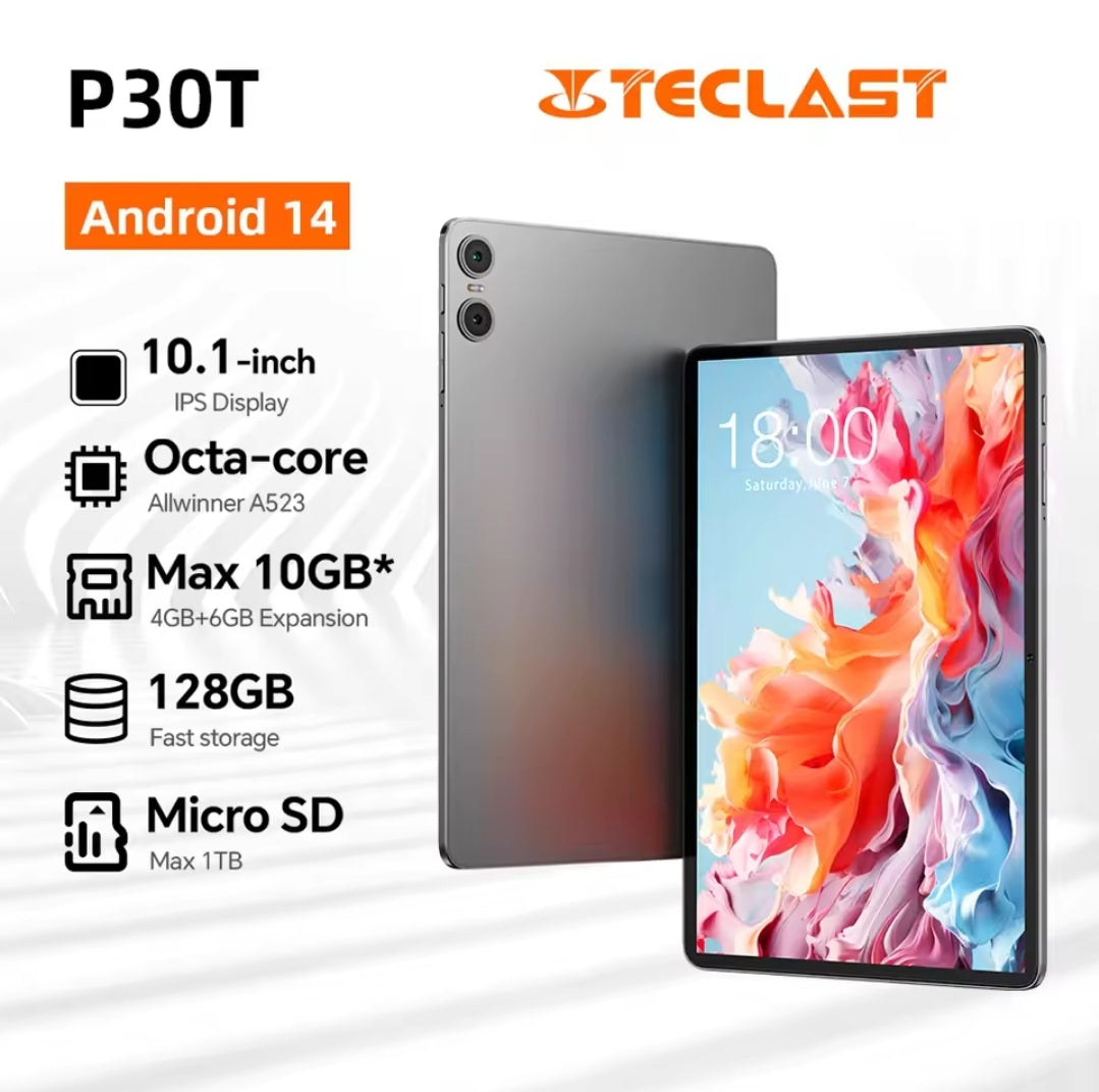 TAB Teclast | P30T | 4/128GB | 10.1" | Penna + Cover Omaggio | Grey