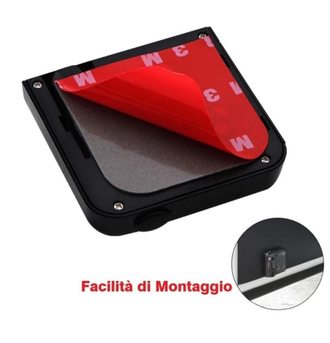 Luce Sottoporta BRABUS - Senza Fili, a Batteria, KIT Completo con Calamita.