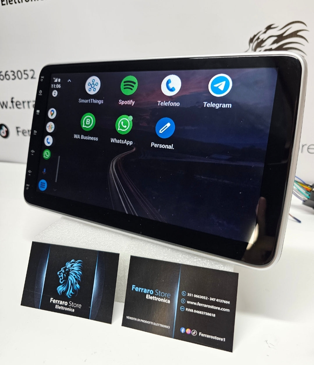 Autoradio Universale [ESTRAIBILE] - 1Din 10Pollici, CarPlay & Android –  Ferraro Store