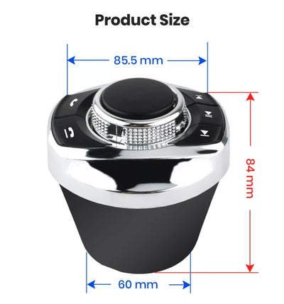 Comandi al volante, Wireless per Autoradio Universale Android, Forma di Tazza con Luce