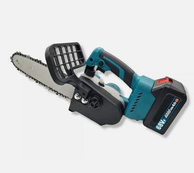 12" Inch Chainsaw - 68V Dual Battery, Electric Saw, Oil Tank, with Rigid Case