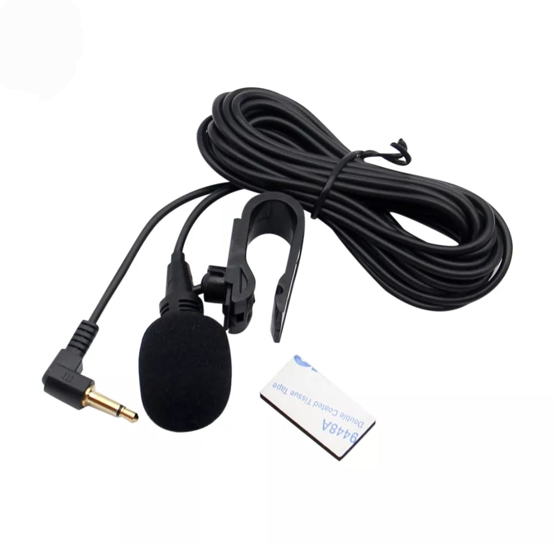 Microfono Stereo Auto - Microfono Esterno, Per Auto Universale, Migliora Chiamate, Microfono