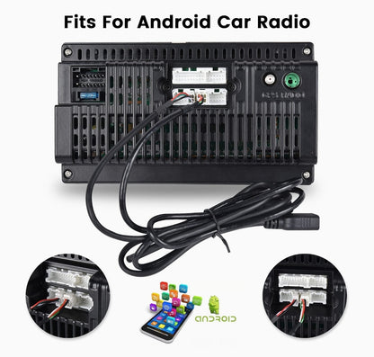 Adattatori Cavi USB 2PZ - Per Auto, 4 Pin e 6 Pin Adatte per Autoradio Android, Adattatore USB