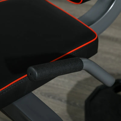 SPORTNOW Macchina per Leg Extension e Leg Curl con Schienale e Cuscinetti Regolabili, 100x90x105 cm, Grigio e Nero